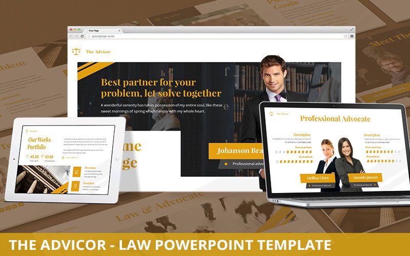 The Advicor - Law Powerpoint Template