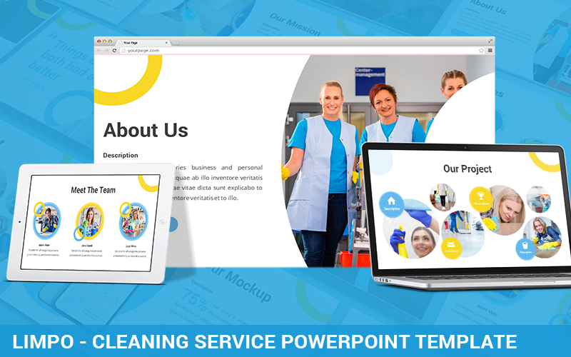 Limpo - Cleaning Service Powerpoint Template