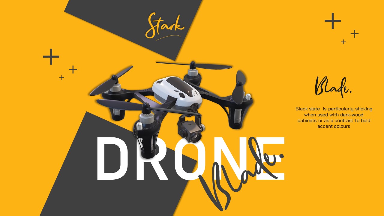 Drone Infographic Pack - Presentation Asset PowerPoint template
