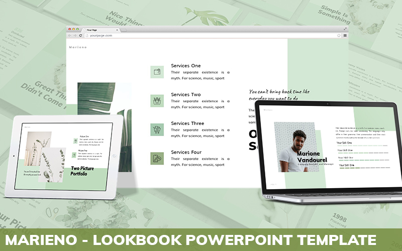 Marieno - Lookbook Powerpoint Template