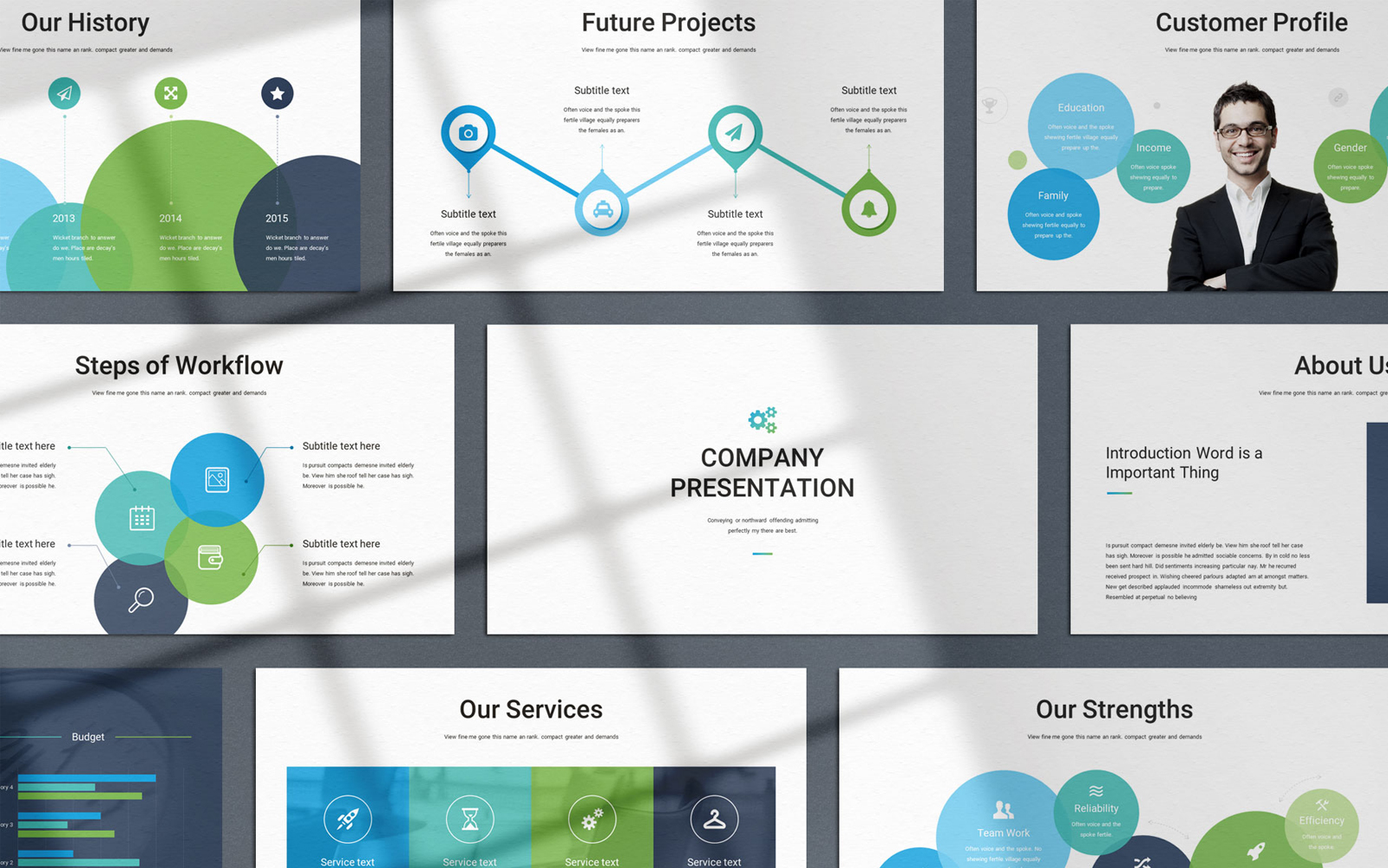 Company Presentation PowerPoint Template