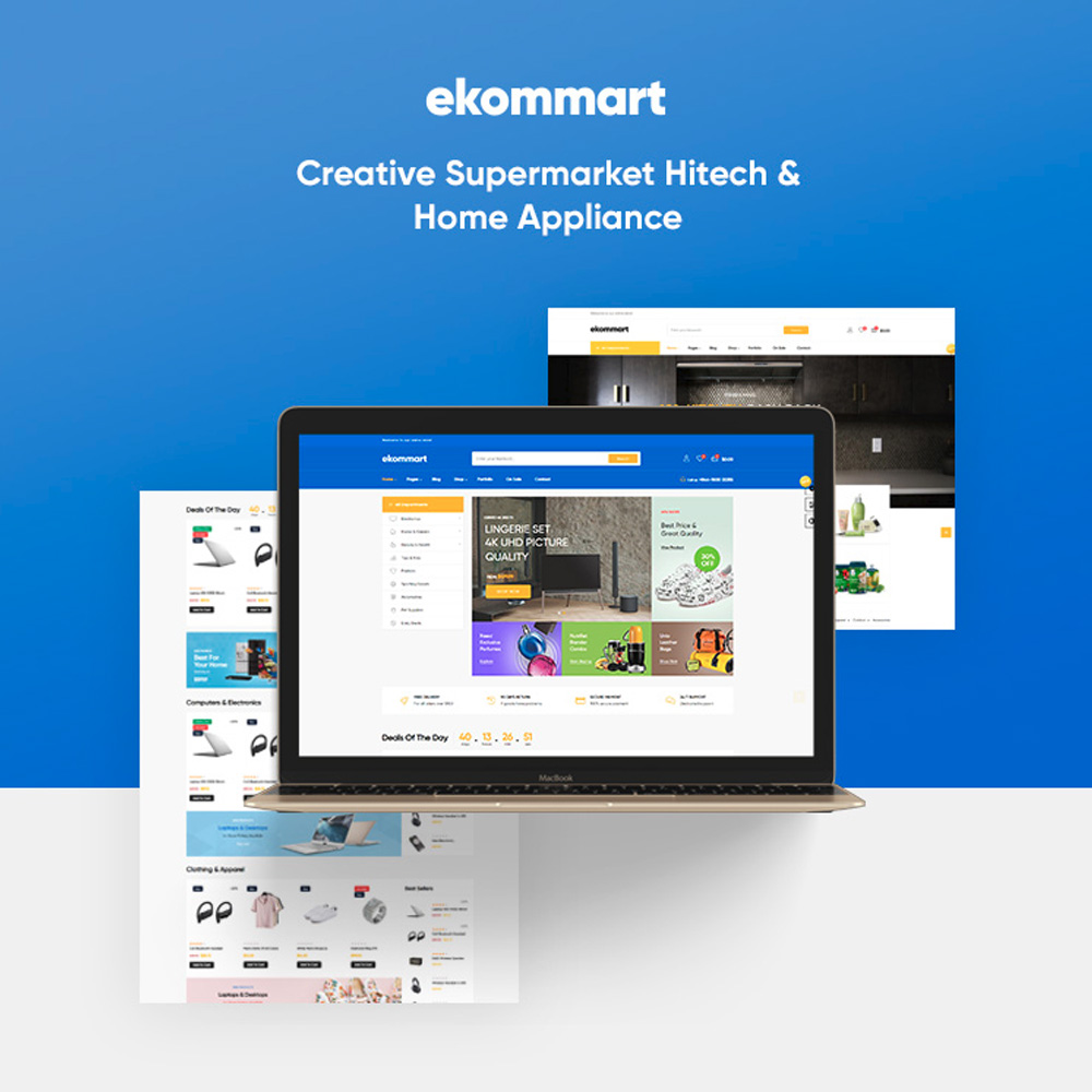TM Ekommart - Perfect Supermarket for Hitech; Home Appliances Online store PrestaShop Theme