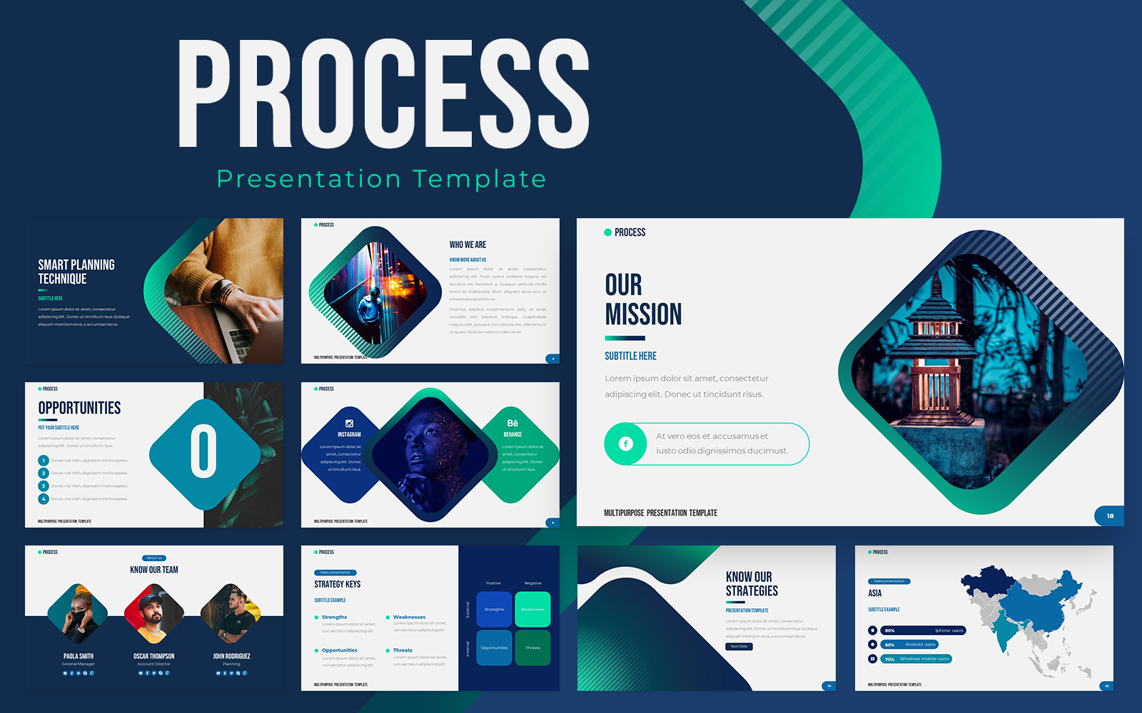 Process Powerpoint Presentation Template