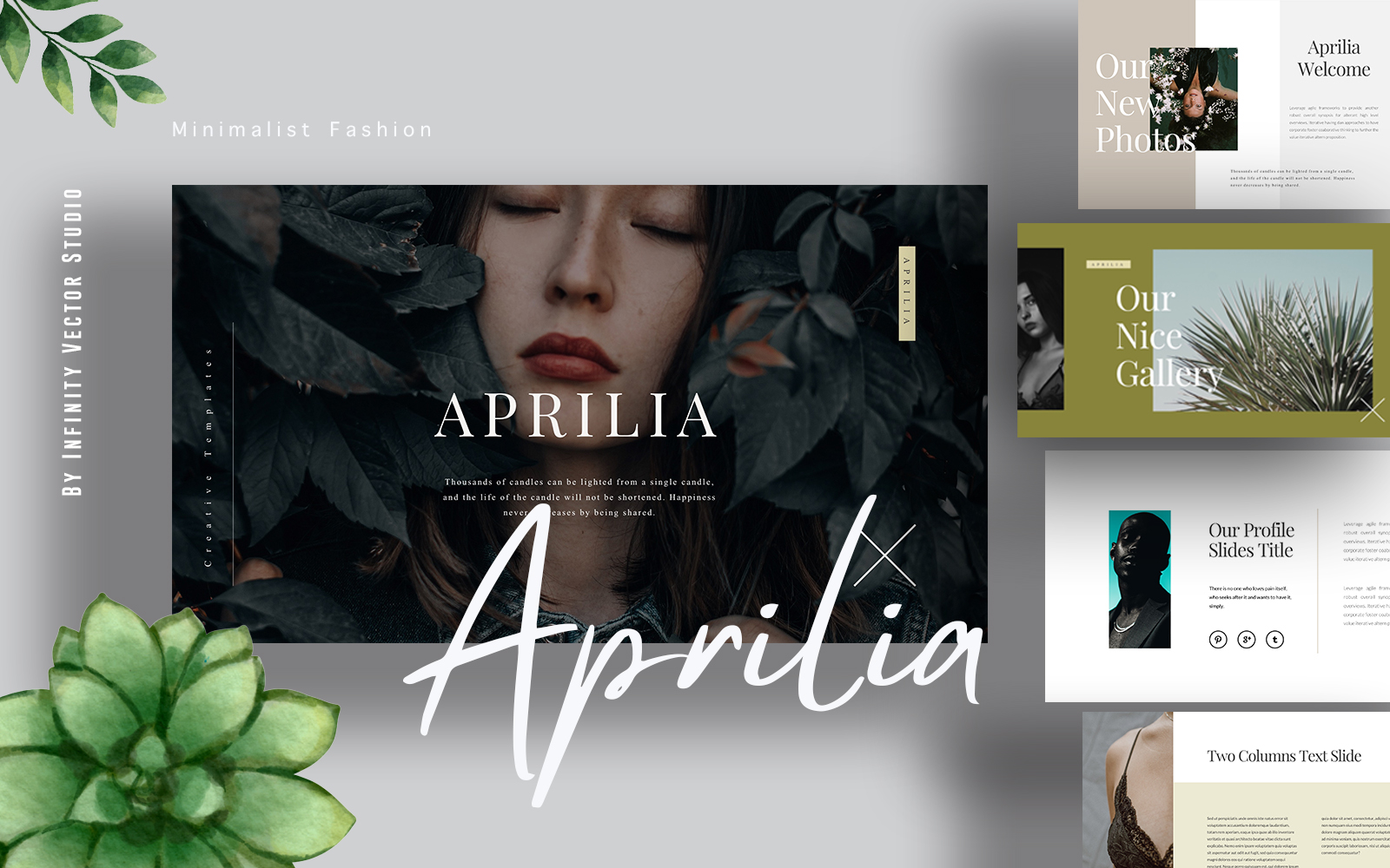 Aprilia Fashion Powerpoint Template
