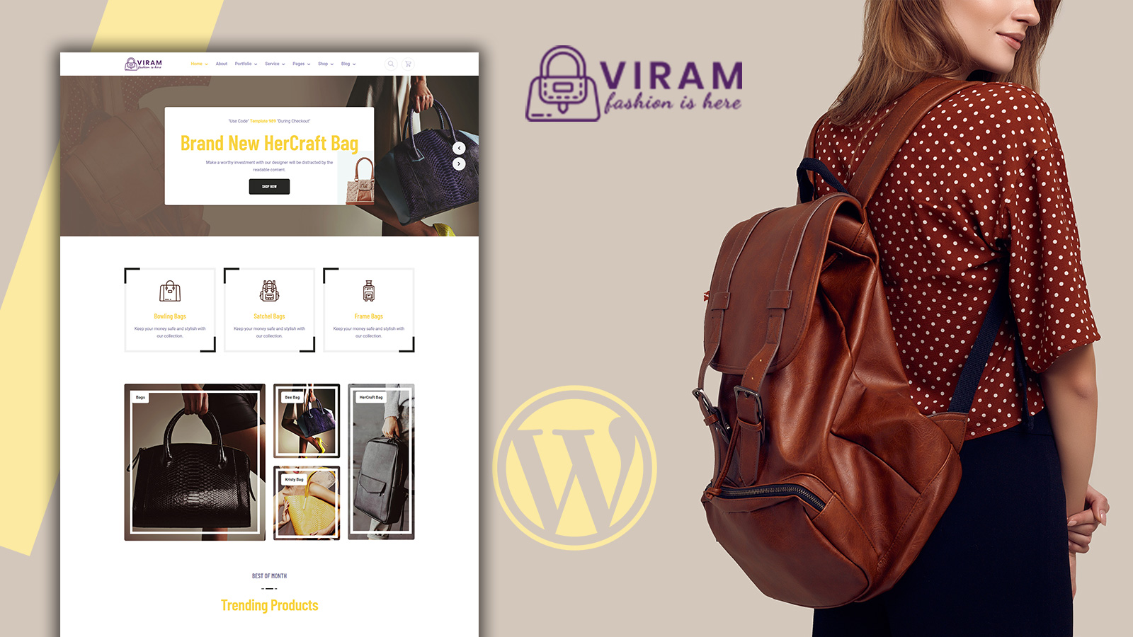 Viram - Bag Shop Woocommerce Theme
