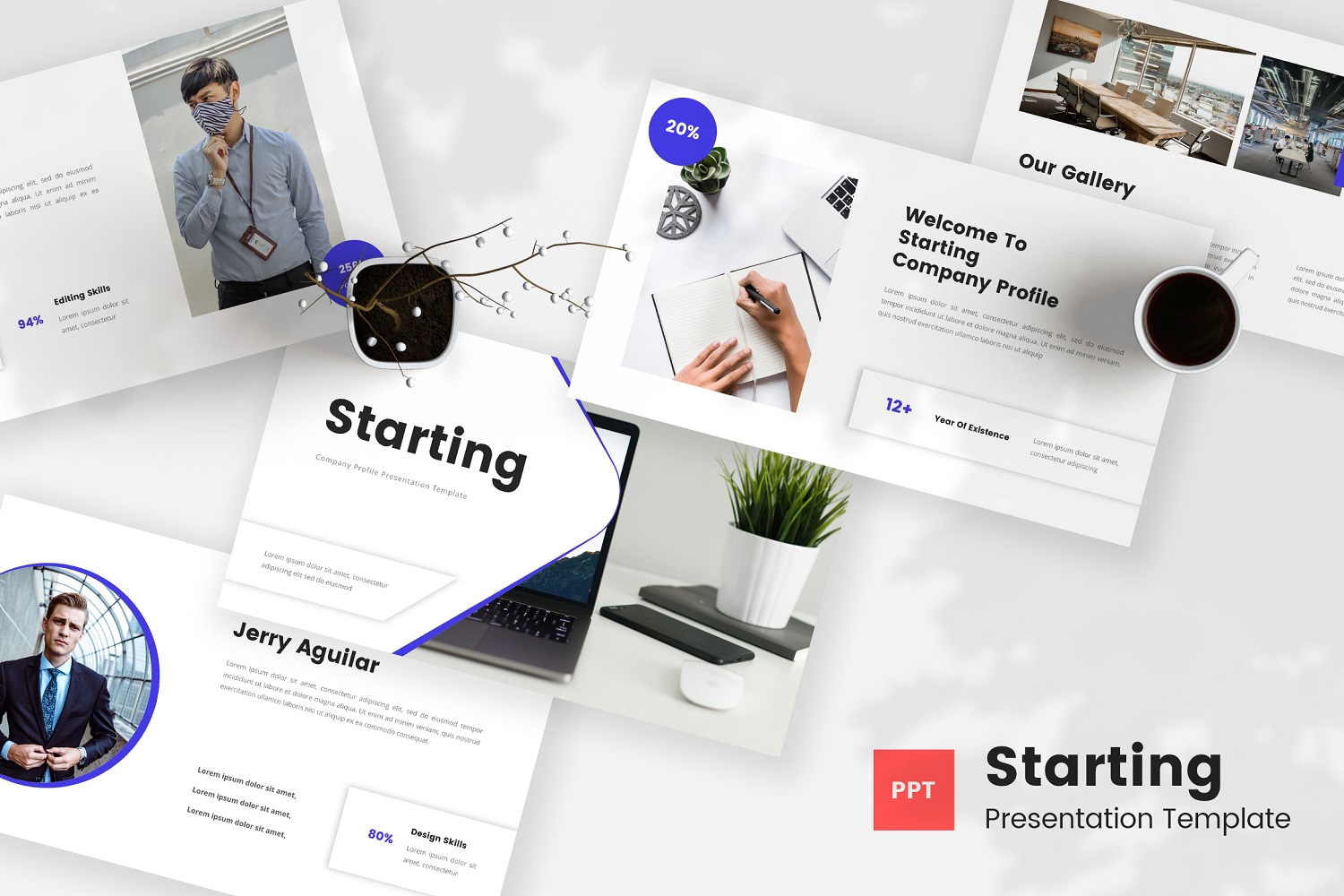 Starting - Company Profile Powerpoint Template