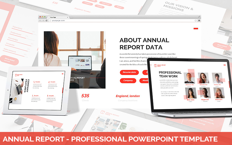 Annual Report - Professional Powerpoint Template