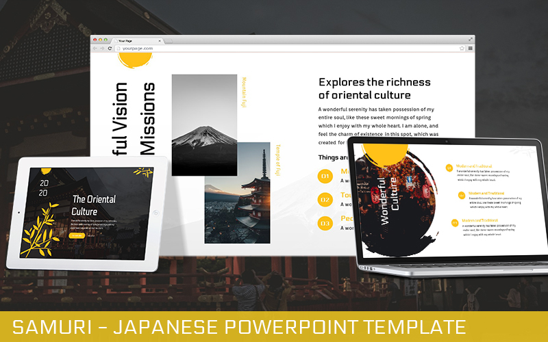 Samuri - Japanese Powerpoint Template