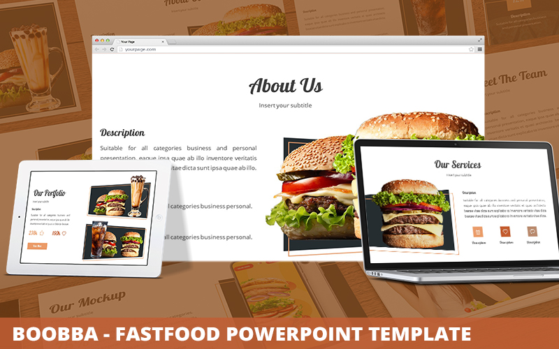 Boobba - Fastfood Powerpoint Template