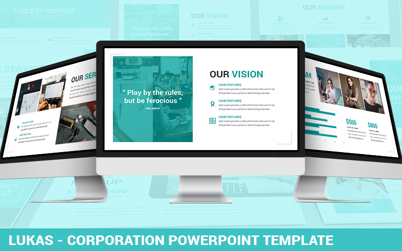 Lukas - Corporation Powerpoint Template