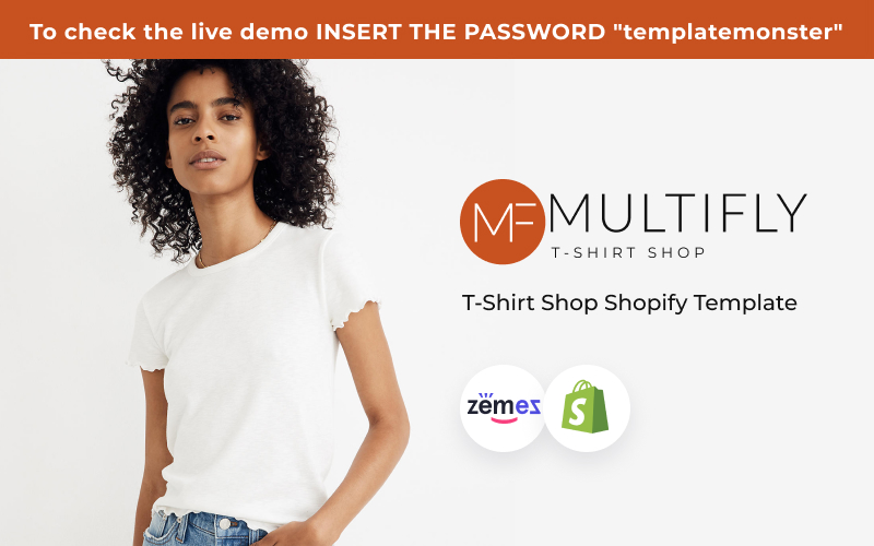 Multifly T-Shirt Store, Printing Shopify Theme