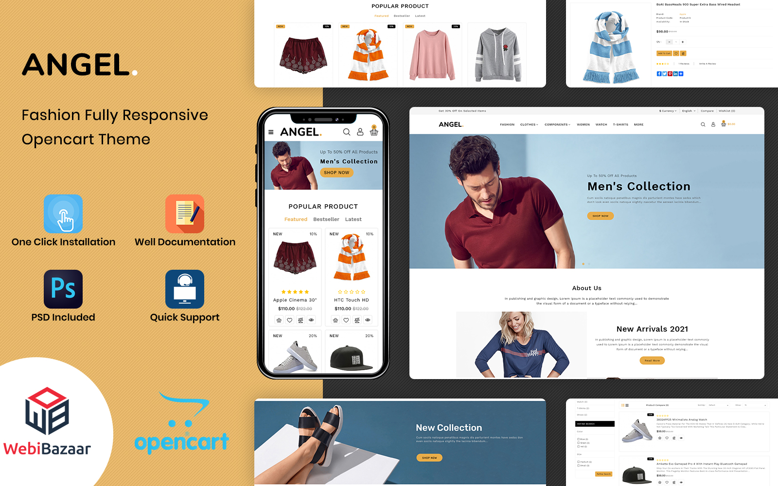 Angel - Best ELectronic Theme OpenCart Template