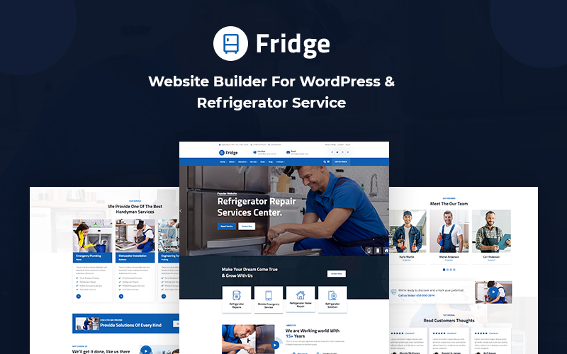 Fridge - Website Builder For WordPress & Refrigerator Service