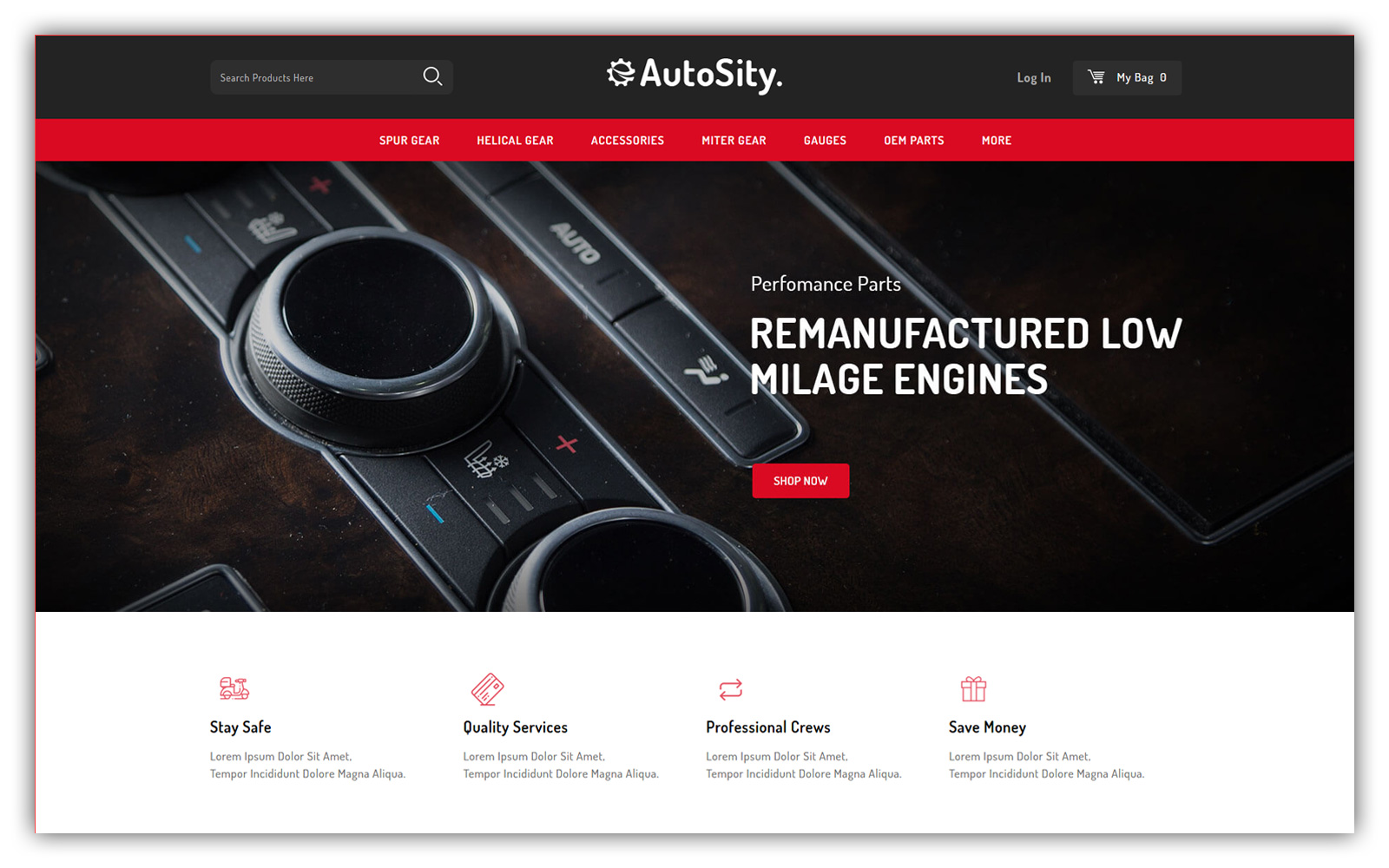 Autosity - Autoparts Store Opencart Theme
