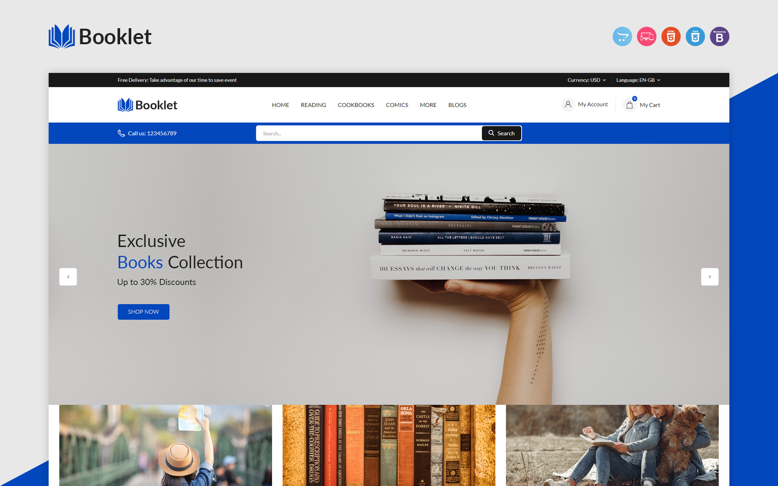 Booklet - Responsive OpenCart Theme