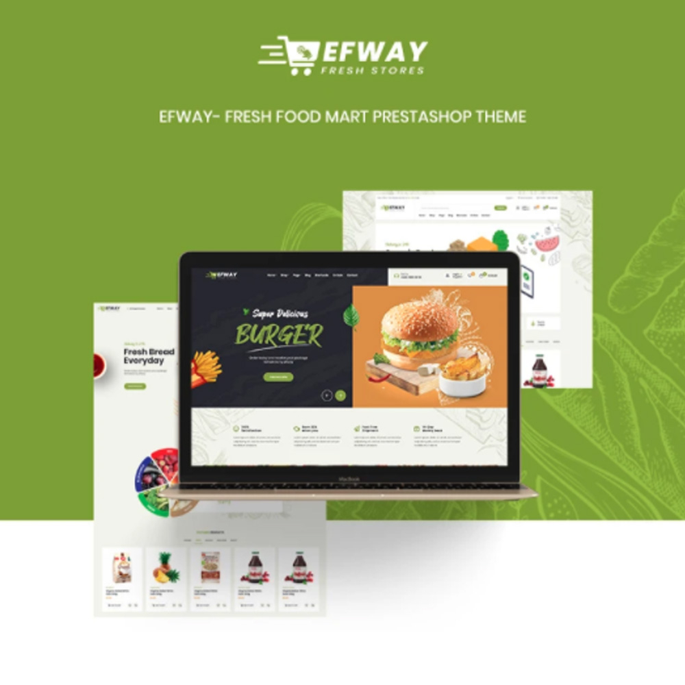 TM Efway - Organic Fresh Food Mart PrestaShop Theme