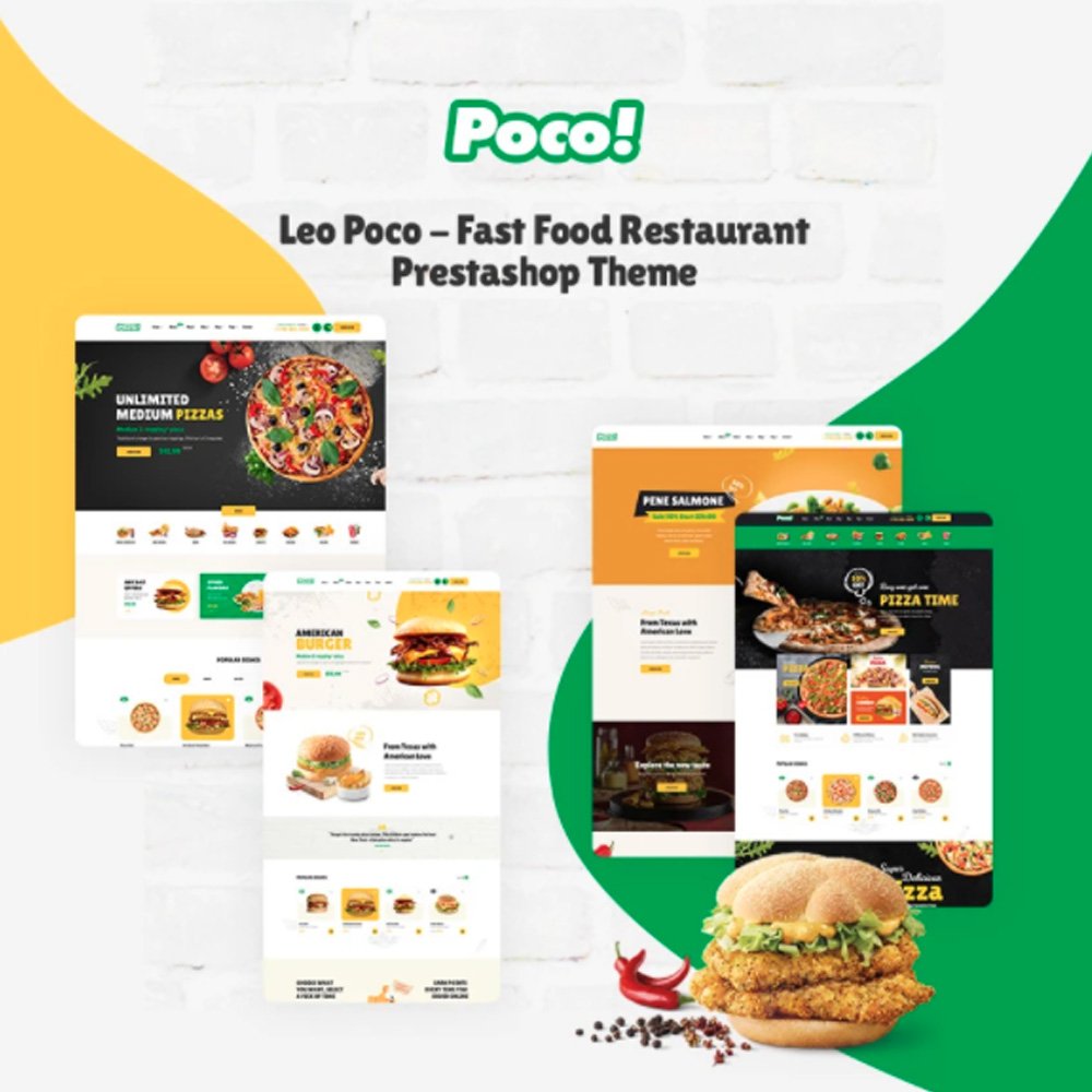 TM Poco - Fast Food Restaurant PrestaShop Theme