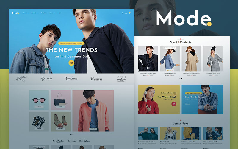 Mode - OpenCart Theme for Online Fashion Store