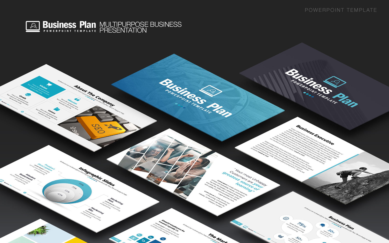 Business Plan Infographic PowerPoint