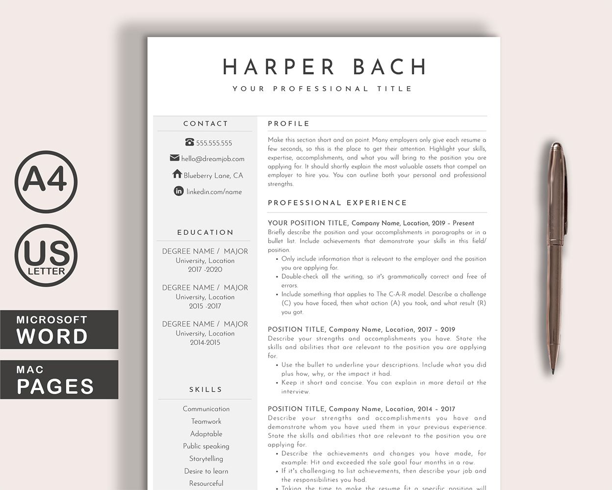 Resume Templates