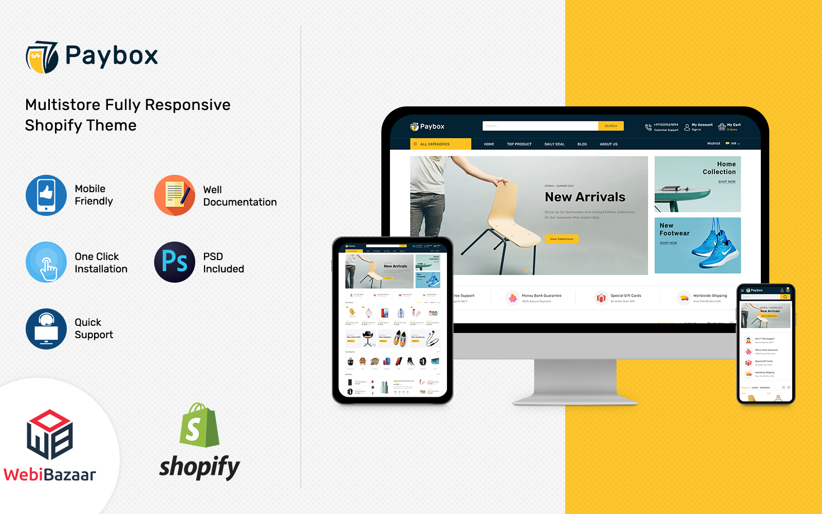 Paybox - Multi-Purpose Electronic Shopify Theme