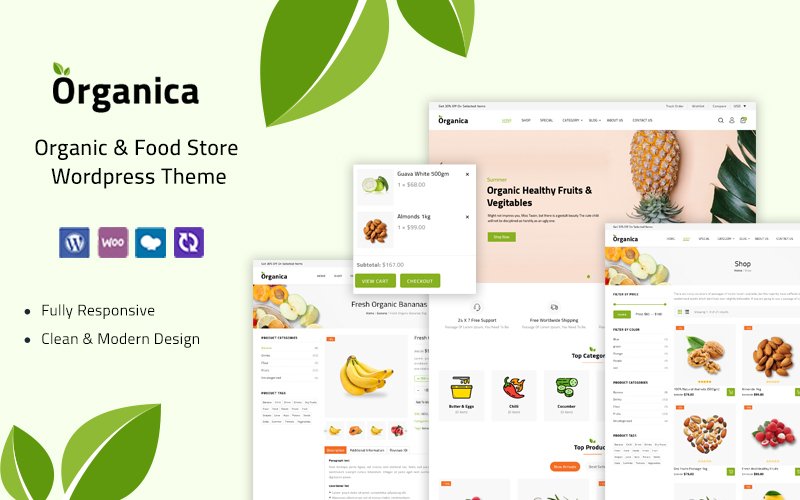 Organica - Food & Grocery Store WooCommerce Theme