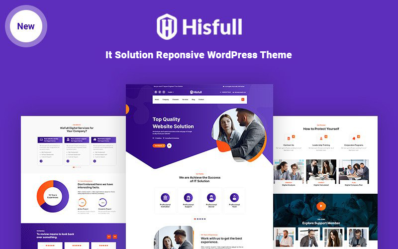 Hisfull - IT Solution and Service Responsive WordPress Theme