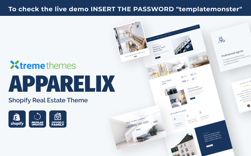 Apparelix Shopify Real Estate Theme