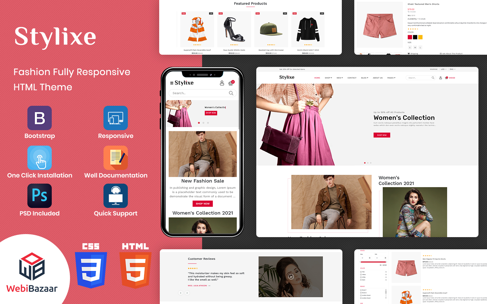 Stylixe  -  Multipurpose Premium HTML5 Website Template