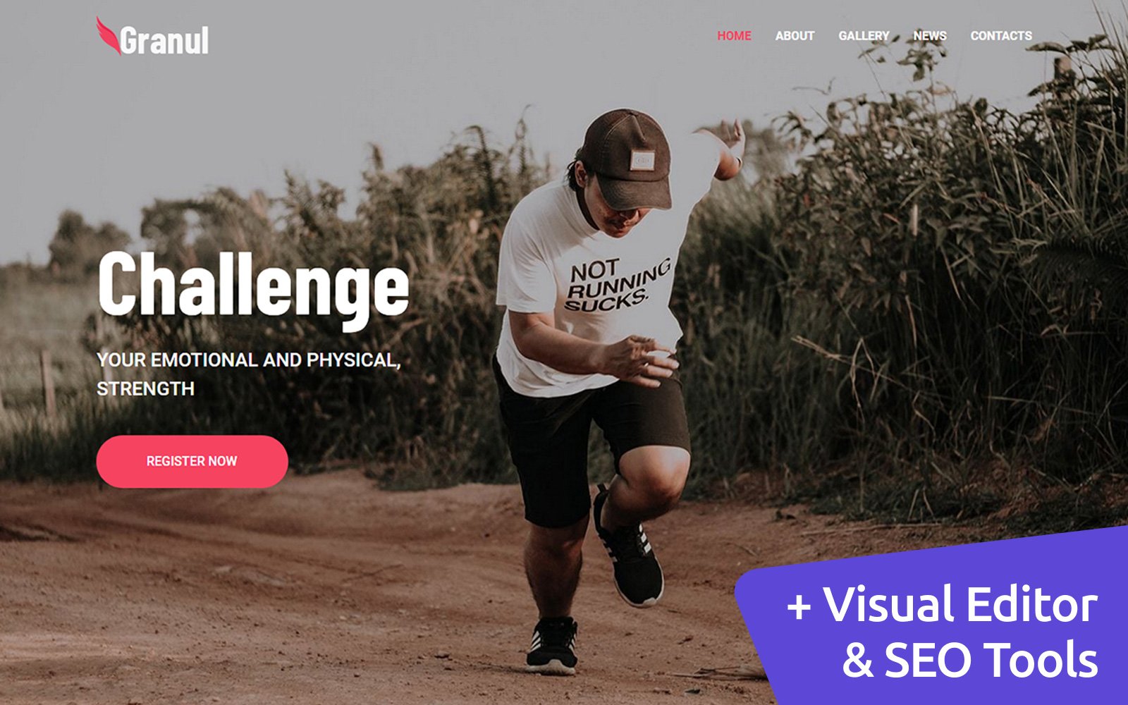 Sports Team Moto CMS 3 Website Template