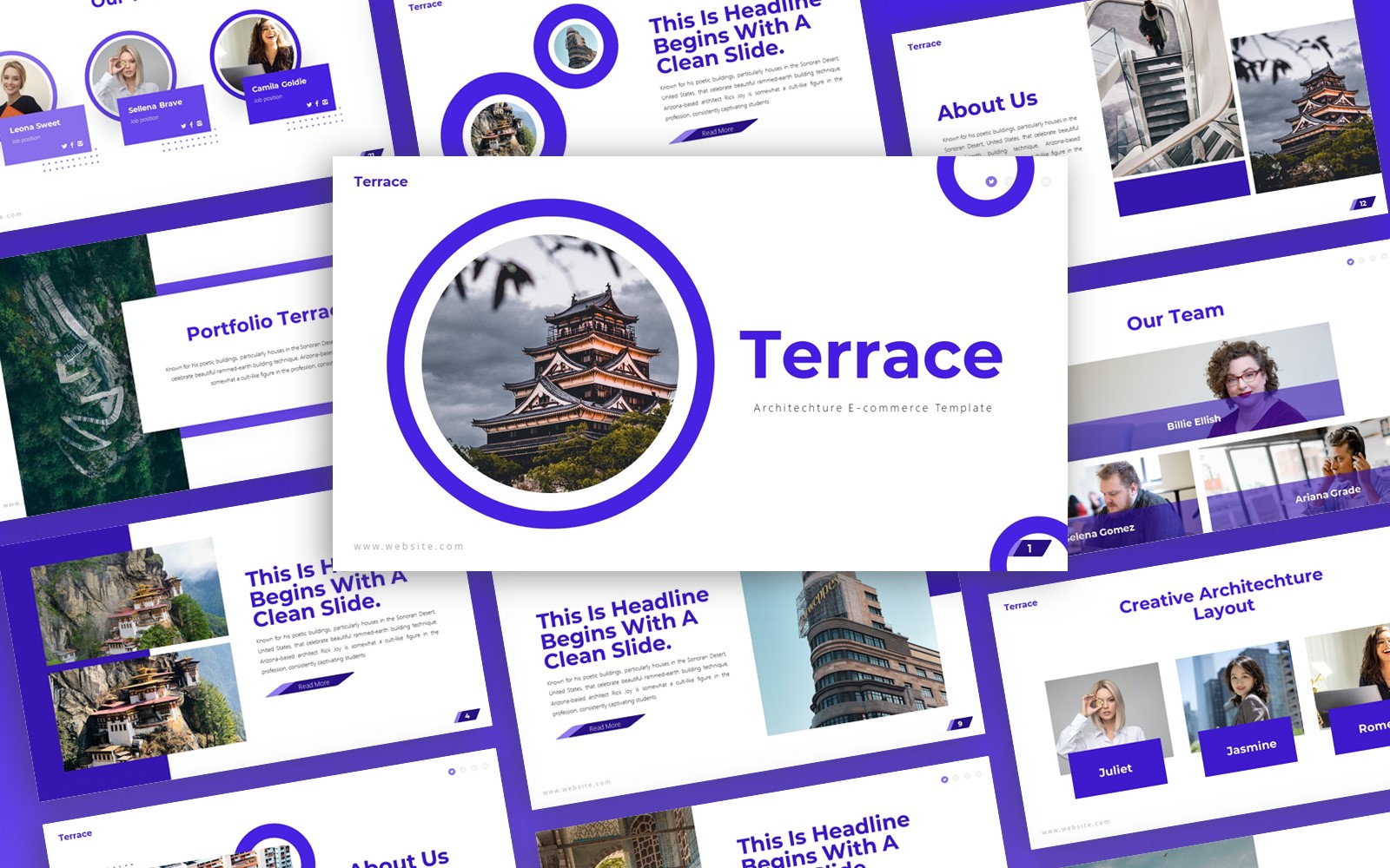Terrace -  Architecture Multipurpose PowerPoint Template