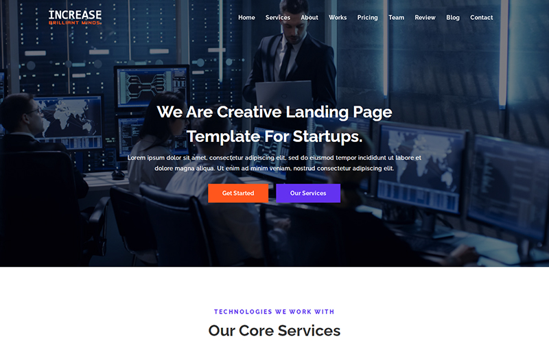 Plantillas para Landing Pages