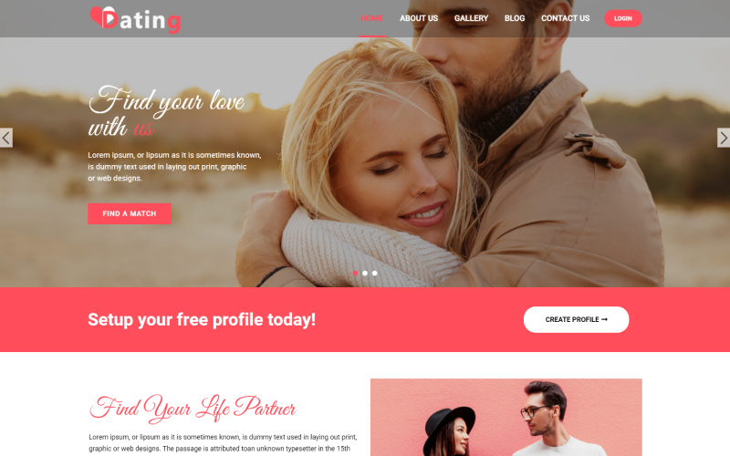 Mindz Dating WordPress Theme