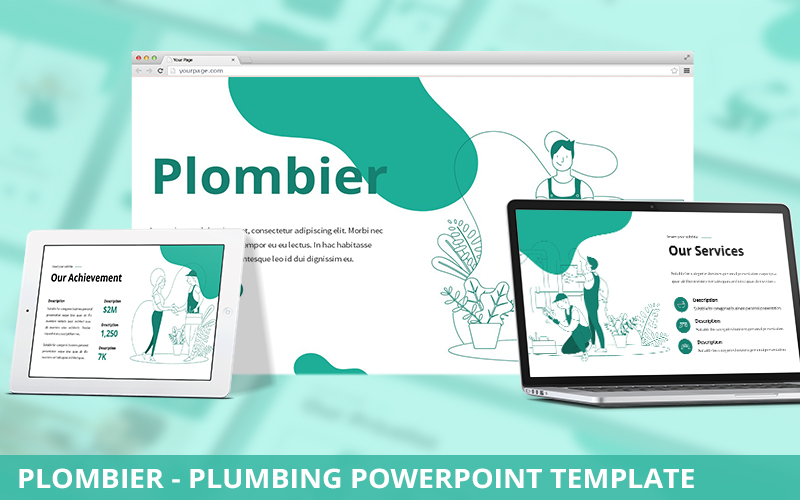 Plombier - Plumbing Powerpoint Template