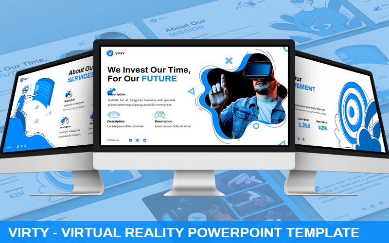 Virty - Virtual Reality Powerpoint Template