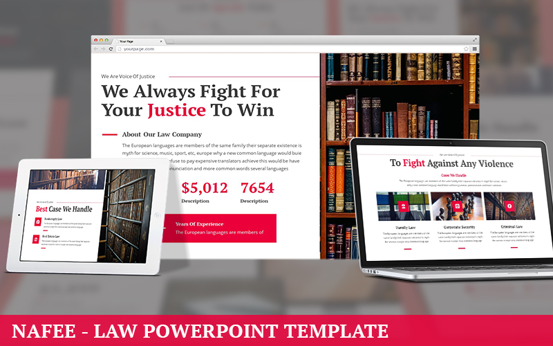 Nafee - Law Powerpoint Template