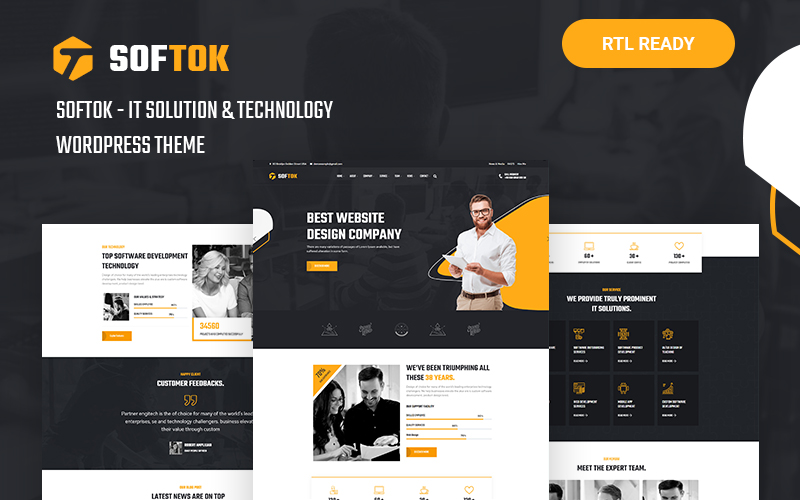 Softok -  Technology and IT Solution WordPress Theme