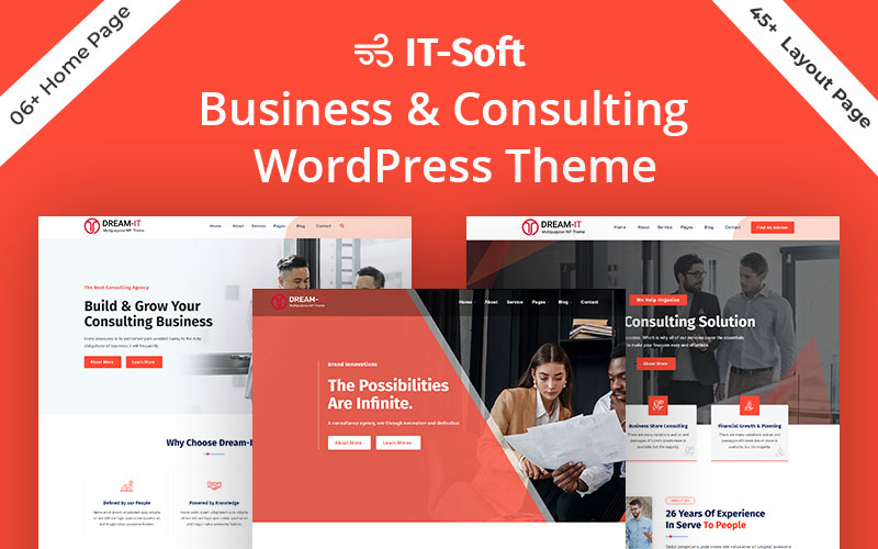 Dream-IT Consultant Business Service WordPress Theme