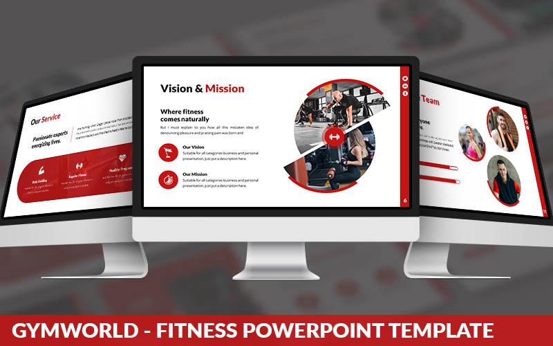 Gymworld - Fitness Powerpoint Template