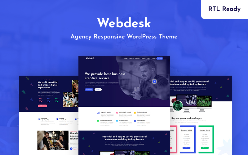 Webdesk - Agency Responsive WordPress Theme