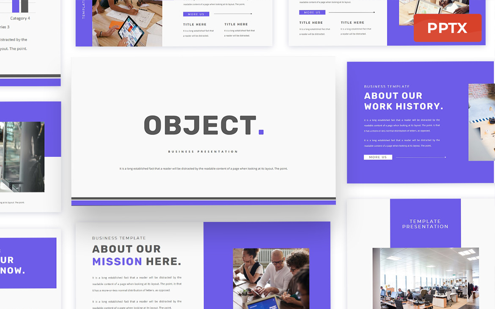 Object - Business Powerpoint Presentation Template