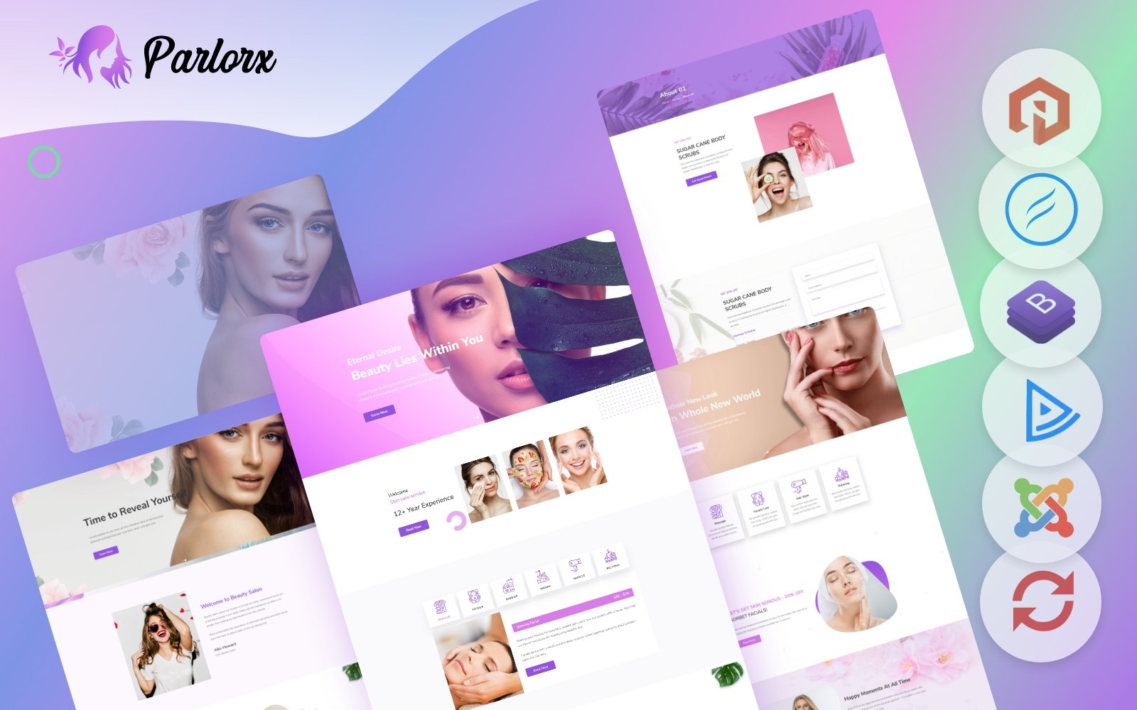 Parlorx - Beauty Salon Joomla Template