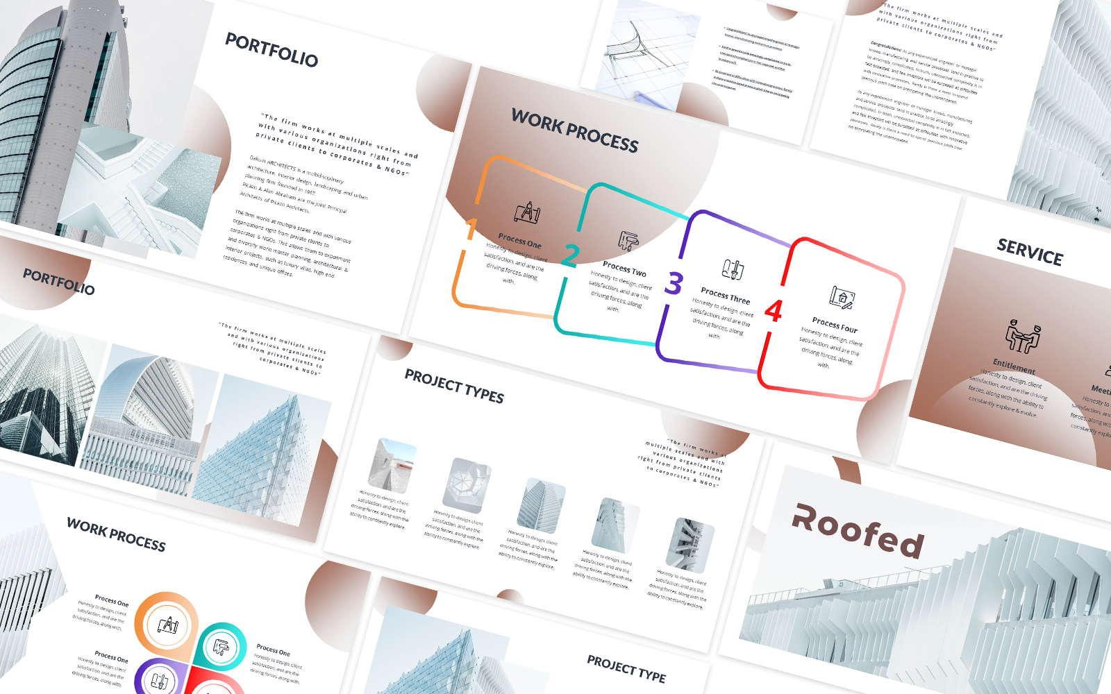 Roofed Powerpoint Template