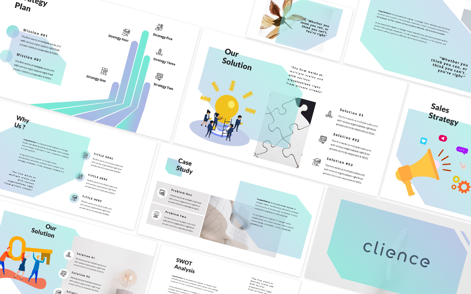 Clience Powerpoint Template