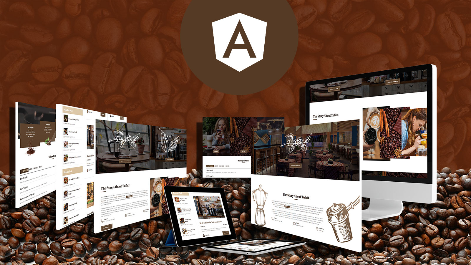 Fattbean – Coffee Shop Angular JS Template