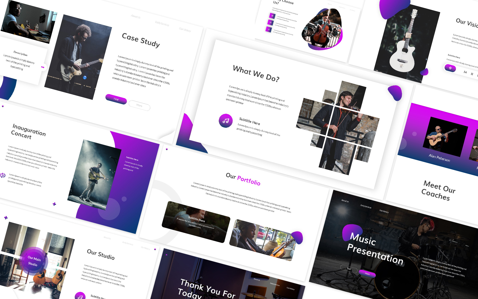 Music 2 Powerpoint Template