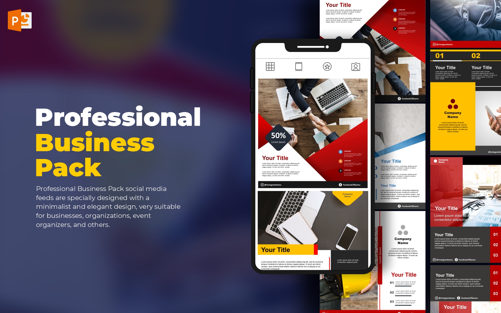 Professional Business Pack PowerPoint Template