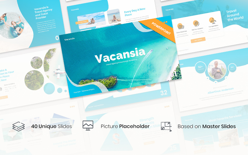 Vacansia - Travel Agency PowerPoint Template