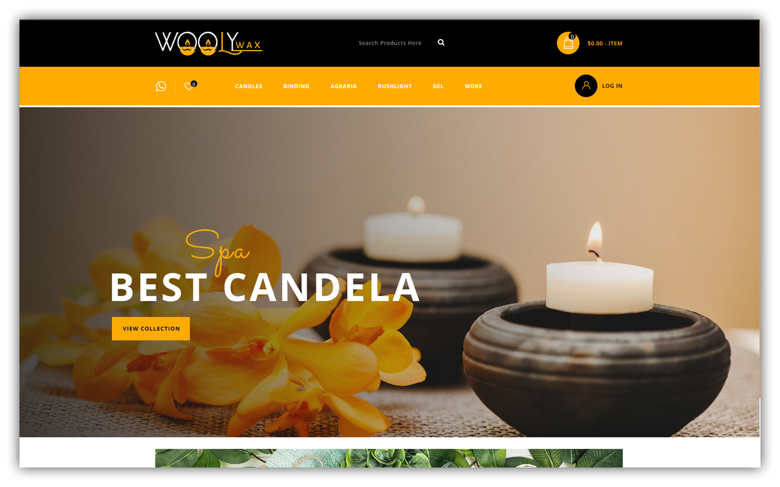 Woolywax - Candle Store Opencart Theme