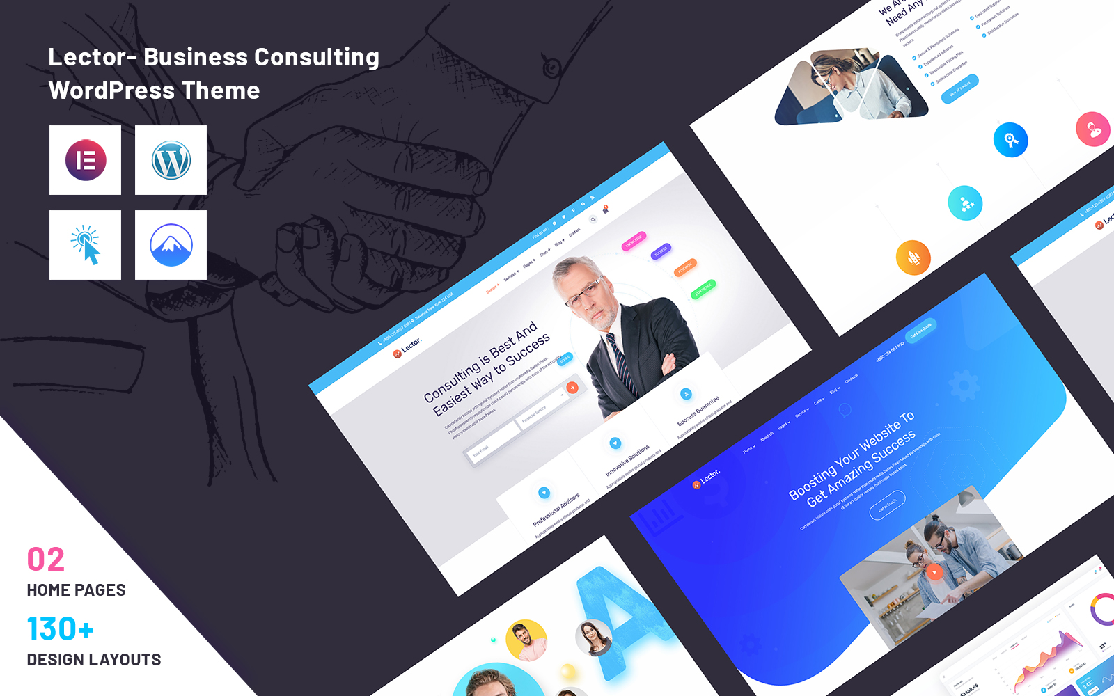 Lector- Business Consulting WordPress Theme.